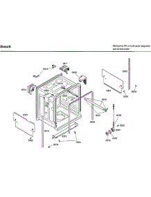 Tub parts for Bosch Dishwasher SHX33A05UC/30 from AppliancePartsPros.com