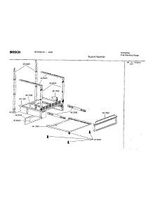 Support Assembly parts for Bosch Range HES232U/01 from AppliancePartsPros.com