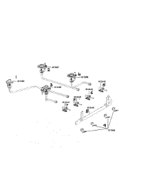Mainifold Asy parts for Bosch Range HDS252U/01 from AppliancePartsPros.com
