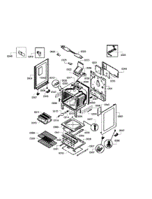Main Assembly parts for Bosch Range HGS3023UC/08 from AppliancePartsPros.com