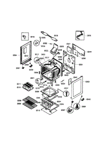 Main Assembly parts for Bosch Range HGS3023UC/04 from AppliancePartsPros.com