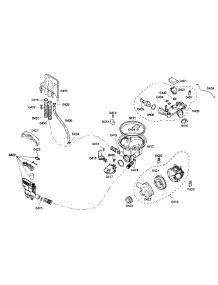 Pump parts for Bosch Dishwasher SHE43M06UC/47 from AppliancePartsPros.com