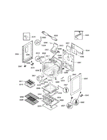 Main Assembly parts for Bosch Range HGS3023UC/03 from AppliancePartsPros.com