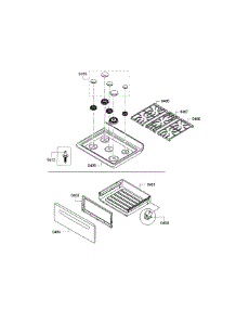 Cooktop & Drawer parts for Bosch Range HGS3023UC/03 from AppliancePartsPros.com
