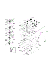 Valve Assembly parts for Bosch Range HGS3023UC/11 from AppliancePartsPros.com