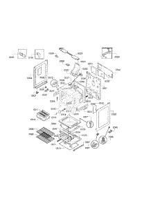 Cavity & Frame parts for Bosch Range HGS3063UC/10 from AppliancePartsPros.com