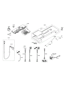 Control Panel parts for Bosch Washer WFMC2201UC/13 from AppliancePartsPros.com