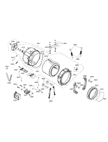 Drum Assembly parts for Bosch Washer WFMC2201UC/13 from AppliancePartsPros.com