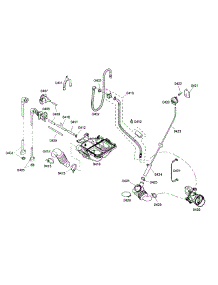 Dispenser Assembly  /  Pump Assembly parts for Bosch Washer WFMC2201UC/13 from AppliancePartsPros.com