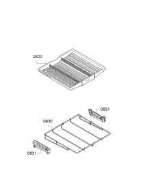 Cutlery Basket parts for Bosch Dishwasher SGX68U55UC/B3 from AppliancePartsPros.com