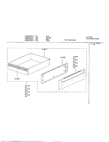 Warming Drawer parts for Bosch Range HGS247UC/01 from AppliancePartsPros.com