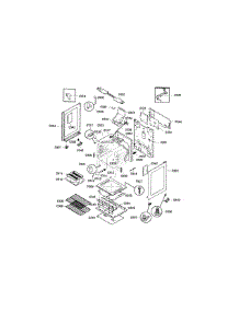 Frame & Cavity parts for Bosch Range HGS3053UC/02 from AppliancePartsPros.com
