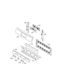 Control Panel parts for Bosch Range HGS3063UC/11 from AppliancePartsPros.com