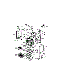 Frame & Cavity parts for Bosch Range HGS3053UC/04 from AppliancePartsPros.com