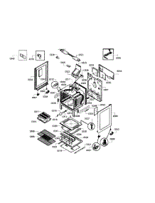 Cavity & Frame parts for Bosch Range HGS3063UC/09 from AppliancePartsPros.com