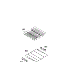 Cutlery Basket parts for Bosch Dishwasher SGX68U55UC/C6 from AppliancePartsPros.com
