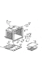 Oven Cavity parts for Bosch Range HDS255U/01 from AppliancePartsPros.com