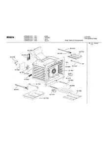 Oven Cavity Components parts for Bosch Range HGS246UC/01 from AppliancePartsPros.com