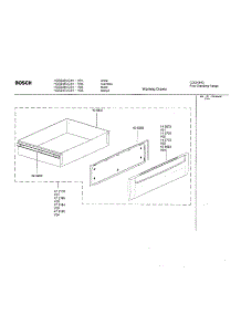 Warming Drawer parts for Bosch Range HGS246UC/01 from AppliancePartsPros.com