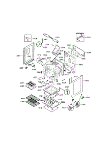 Cavity & Frame parts for Bosch Range HGS3063UC/02 from AppliancePartsPros.com