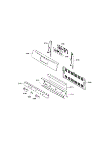 Control Panel parts for Bosch Range HGS3053UC/05 from AppliancePartsPros.com
