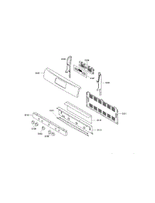 Control Panel parts for Bosch Range HGS3053UC/03 from AppliancePartsPros.com