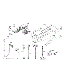Control Panel parts for Bosch Washer WFMC5301UC/13 from AppliancePartsPros.com