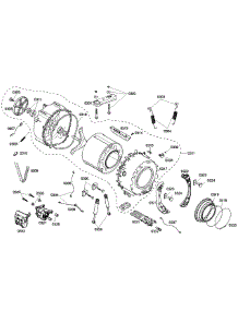 Drum Assembly parts for Bosch Washer WFMC2100UC/02 from AppliancePartsPros.com