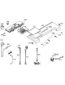 Control Panel parts for Bosch Washer WFMC2100UC/01 from AppliancePartsPros.com