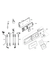 Control Panel parts for Bosch Washer WAS24460UC/01 from AppliancePartsPros.com