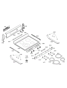 Top Assembly parts for Bosch Range HES345U/01 from AppliancePartsPros.com