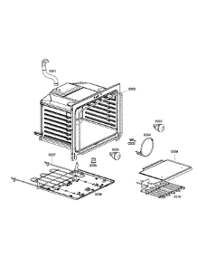 Oven Assembly parts for Bosch Range HES345U/01 from AppliancePartsPros.com