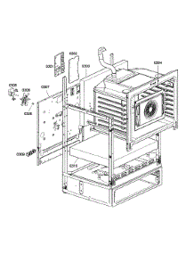 Cabinet Assembly parts for Bosch Range HES345U/01 from AppliancePartsPros.com