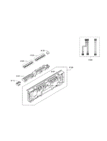 Control Panel parts for Bosch Dishwasher SPV68U53UC/28 from AppliancePartsPros.com