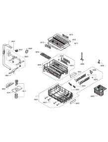 Rack parts for Bosch Dishwasher SPV68U53UC/28 from AppliancePartsPros.com