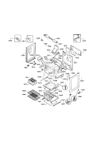 Cavity & Frame parts for Bosch Range HGS3063UC/12 from AppliancePartsPros.com