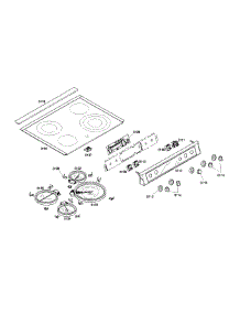 Cooktop parts for Bosch Range HEI7132U/03 from AppliancePartsPros.com