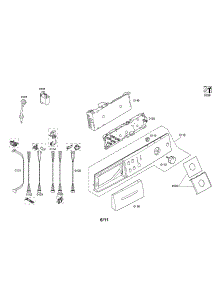Fascia Panel  /  Power Module parts for Bosch Washer WAS20160UC/28 from AppliancePartsPros.com