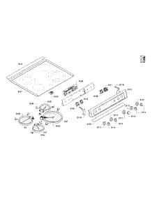 Cooktop parts for Bosch Range HEI7132U/06 from AppliancePartsPros.com