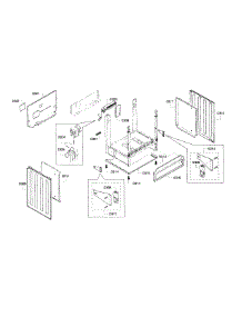 Frame parts for Bosch Range HEI7132U/05 from AppliancePartsPros.com