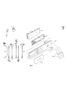 Fascia Panel  /  Power Module parts for Bosch Washer WAS20160UC/23 from AppliancePartsPros.com