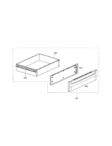 Drawer parts for Bosch Range HDS7152U/01 from AppliancePartsPros.com