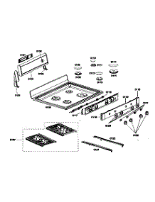 Cook Top parts for Bosch Range HGS436UC/01 from AppliancePartsPros.com