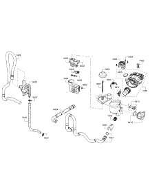 Pump parts for Bosch Dishwasher SHE3ARF5UC/21 from AppliancePartsPros.com