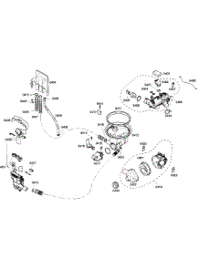 Pump parts for Bosch Dishwasher SHX57C05UC/36 from AppliancePartsPros.com