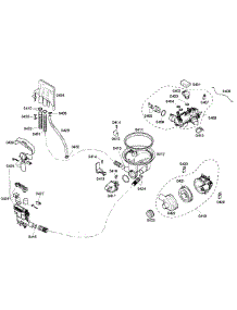 Pump parts for Bosch Dishwasher SHX57C05UC/14 from AppliancePartsPros.com