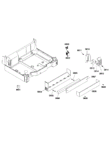 Toe Panel parts for Bosch Dishwasher SHX57C05UC/14 from AppliancePartsPros.com