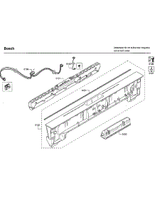 Control Panel parts for Bosch Dishwasher SHXM78W56N/01 from AppliancePartsPros.com