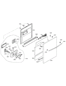 Door Parts parts for Bosch Dishwasher SHX33M06UC/46 from AppliancePartsPros.com