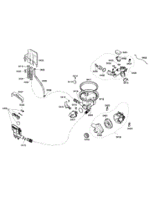 Pump Assembly parts for Bosch Dishwasher SHX33A02UC/21 from AppliancePartsPros.com